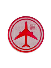 Load image into Gallery viewer, Aeroplane Chess Coaster_RED
